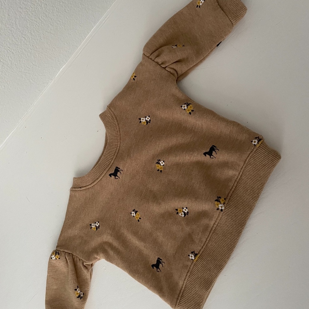Janie and Jack Equestrian Sweater